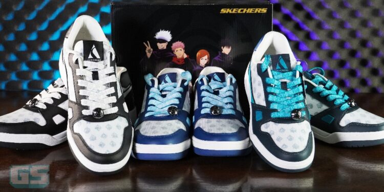 Previu Skechers x Jujutsu Kaisen – Jalan Bergaya Bersama Gojo!
