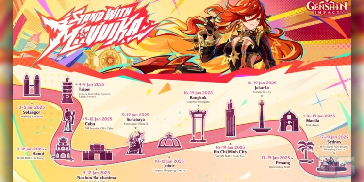 “Genshin Impact: Stand With Mavuika Roadshow” Akan Datang ke Malaysia Bermula 3 Januari!