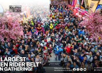 Malaysia Book of Records Catat Perhimpunan “Tali Pinggang Kamen Rider Terbanyak” Di Negara! Seramai 388 Peserta!