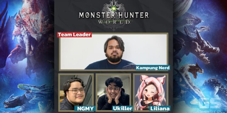 Empat Streamer Popular Malaysia Bersatu Dalam Monster Hunter: World – Collab Bersama Capcom!