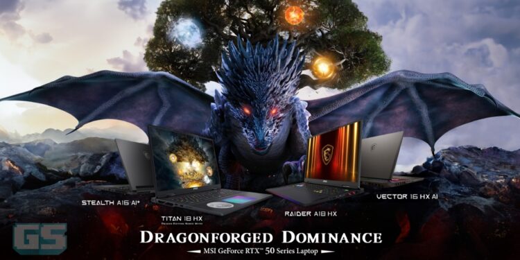 MSI Umum Barisan Laptop NVIDIA GeForce RTX 50 Series Baharu, Termasuk Titan 18 HX Dragon Edition Norse Myth!