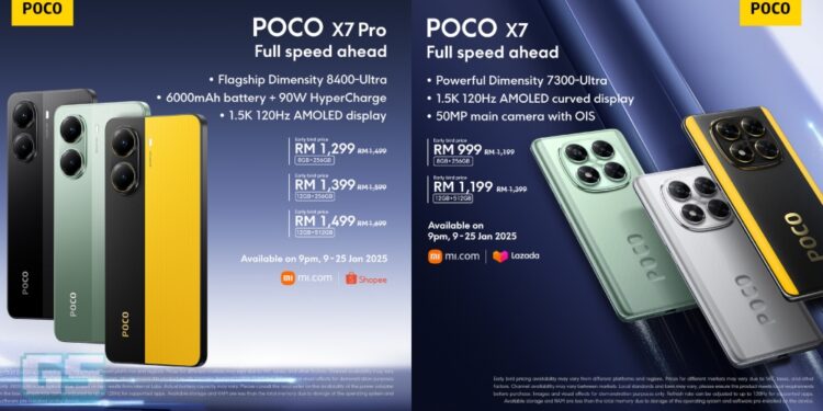 Siri POCO X7 Rasmi Lancar di Malaysia, Harga Promosi Bermula RM999!
