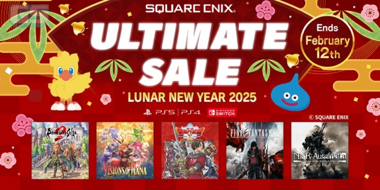 Square Enix Ultimate Sale “Lunar New Year 2025” Rasmi Bermula! Diskaun Hingga 90%!