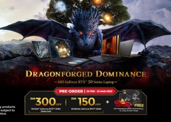 MSI Malaysia Mulakan Kempen Pra-Tempahan Laptop Gaming Berkuasa RTX 50 Series!