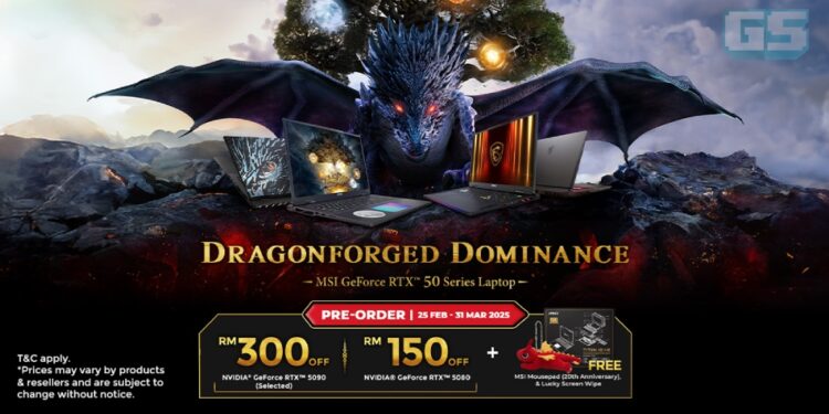 MSI Malaysia Mulakan Kempen Pra-Tempahan Laptop Gaming Berkuasa RTX 50 Series!