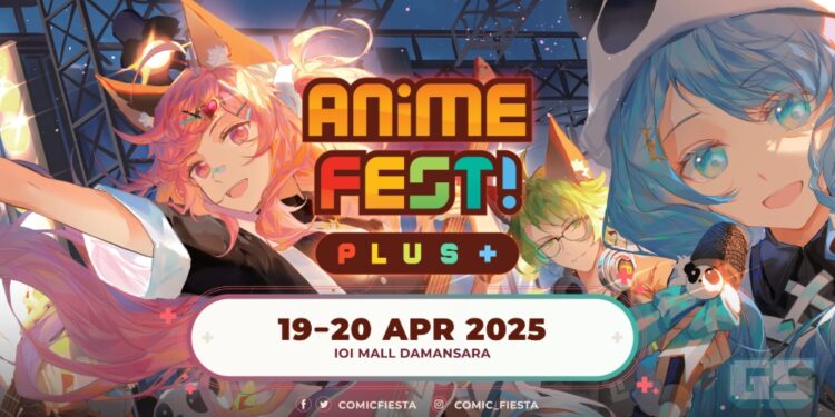 Anime Fest+ 2025 Berlangsung 19-20 April – Tiket Early Bird Kini Dijual!