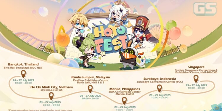 HoYo FEST 2025 Kembali ke Malaysia Pada Julai 2025!