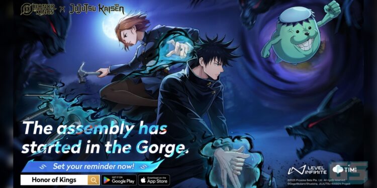 Kolab Kedua ‘HoK x JJK’ Akan Datang 20 Mac, Bersama Tiga Skin Baru!
