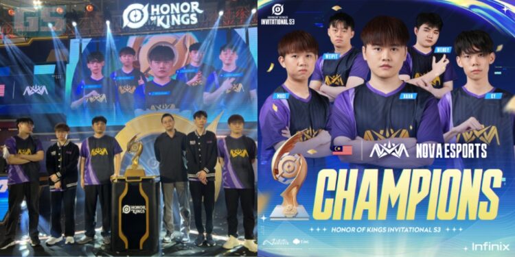 Wakil Negara Kita, Nova Esports ialah Juara Honor of Kings Invitational S3!