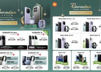 Raikan Raya Bersama Promosi Hebat Xiaomi – Smartphone Hingga Aksesori Berharga Murah!