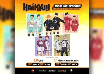 Kedai Pop-Up Haikyuu Akan Tiba di 1 Utama Bermula 16 April!