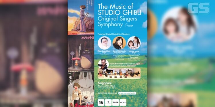 ‘The Music of Studio Ghibli – Original Singers Symphony’ Akan Debut di Singapura pada Jun 2025