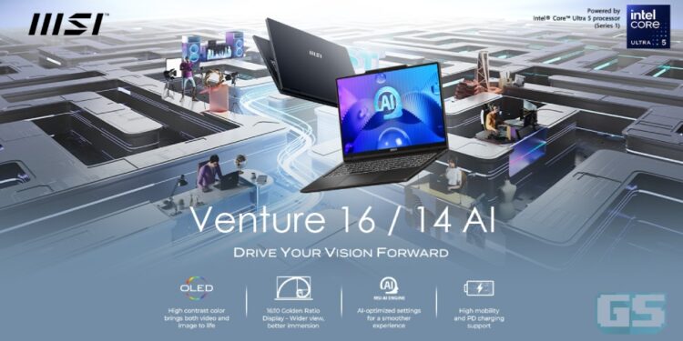 MSI Melancarkan Siri Laptop Venture di Malaysia, Harga Bermula RM4,099!