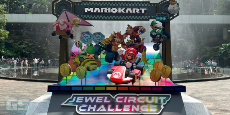 Jewel Changi Airport Umum Art Installation ‘Mario Kart’ Pertama di Asia Tenggara Bersama Kedai Pop-Up Nintendo