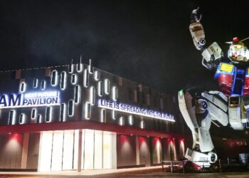 GUNDAM NEXT FUTURE PAVILION Rasmi Dibuka Rasmi, Gundam Gergasi 17 Meter di Osaka!