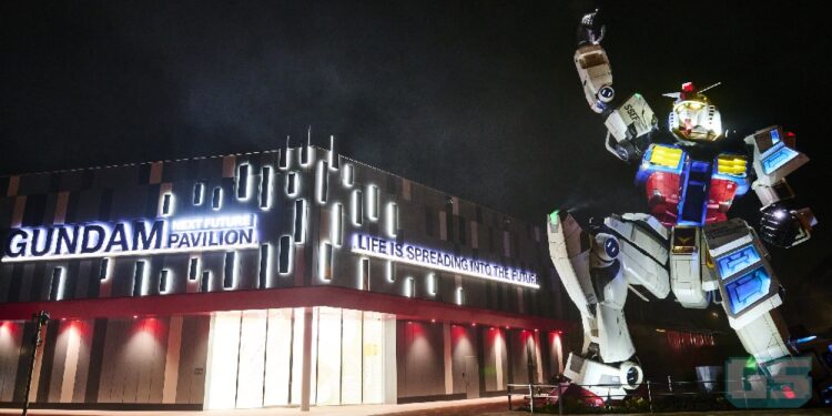 GUNDAM NEXT FUTURE PAVILION Rasmi Dibuka Rasmi, Gundam Gergasi 17 Meter di Osaka!