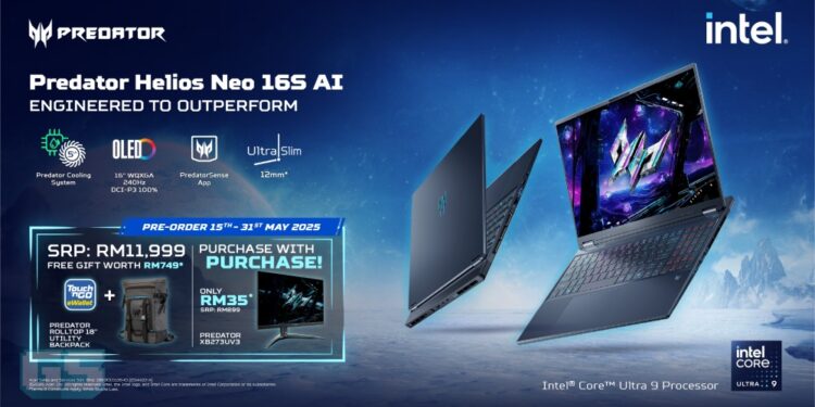Acer MY Memperkenalkan Predator Helios 18 AI, Neo 16S AI & Acer Aspire 7 Baharu – Khas Untuk Gamer!