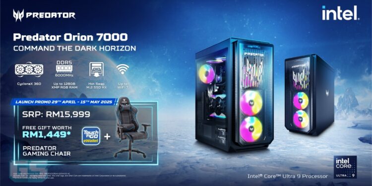 Acer Malaysia Umum Predator Orion 7000 & Monitor Gaming Predator X32 X3 – Bonus Diberi Untuk Tiap Pembelian!