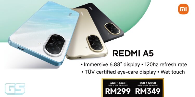 Xiaomi Melancarkan Redmi A5, Harga Murah RM299 Hingga RM349!