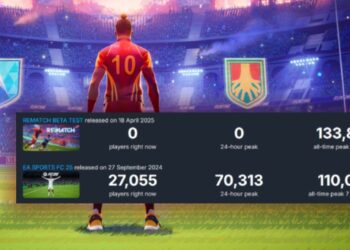Game Bola Sepak Baru ‘Rematch’ Lagi Popular Dari EA FC 25, Menurut Data Steam!