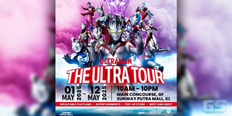 Ultraman: The Ultra Tour Bakal Gegar Sunway Putra Mall!