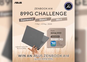 Menangi Zenbook A14 Secara Percuma, Hanya Sertai Peraduan ASUS!