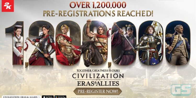 Civilization: Eras & Allies Catat Lebih 1.2 Juta Pra-Pendaftaran Sebelum Pelancaran