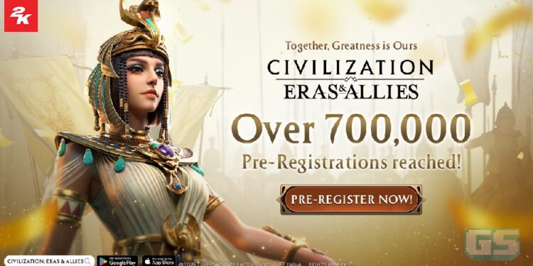 Civilization: Eras & Allies Cecah Lebih 700,000 Pra-Pendaftaran Sebelum Pelancaran Jun Ini