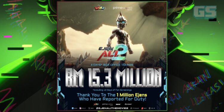 Ejen Ali The Movie 2 Pecah Rekod, Raih RM15.3 Juta dalam Empat Hari Tayangan