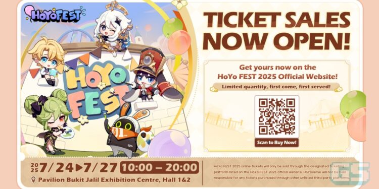 Pembelian Tiket Kini Dibuka Untuk HoYo FEST 2025 Malaysia!