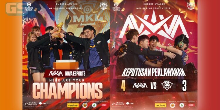 Nova Esports Ialah Juara MKL Spring Season 2025!