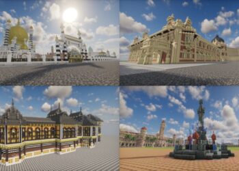 Netizen Kreatif Hasilkan Semula Mercu Tanda Malaysia Dalam Bentuk Minecraft