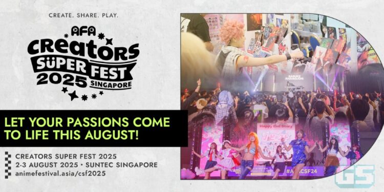 AFA Creators Super Fest 2025 Kembali Ke Singapura – Lokasi Baharu Dengan Lineup Hebat!
