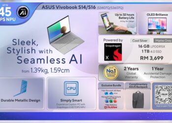 Copilot+ PC ASUS Vivobook S14 & S16 Copilot+ PC Lancar Di Malaysia, Harga Bermula RM3,199!