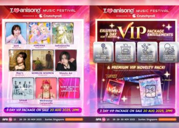 AFA Singapore 2025 Mendedahkan Barisan Artis Ternama Awal Untuk Konsert Anisong
