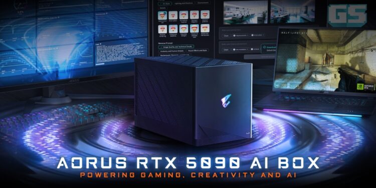 GIGABYTE Melancarkan AORUS RTX 5090 AI BOX, Membawa Kuasa Desktop “Liquid-Cooling” Ke Laptop Anda!