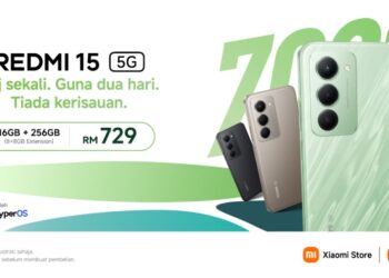 Xiaomi Lancar Redmi 15 5G, Tampil dengan Bateri Terbesar Pada Harga RM 729
