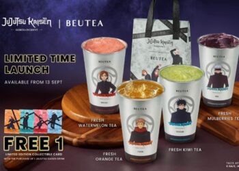 BEUTEA Umum Kolaborasi ‘Jujutsu Kaisen’, Bakal Dilancarkan 13 September