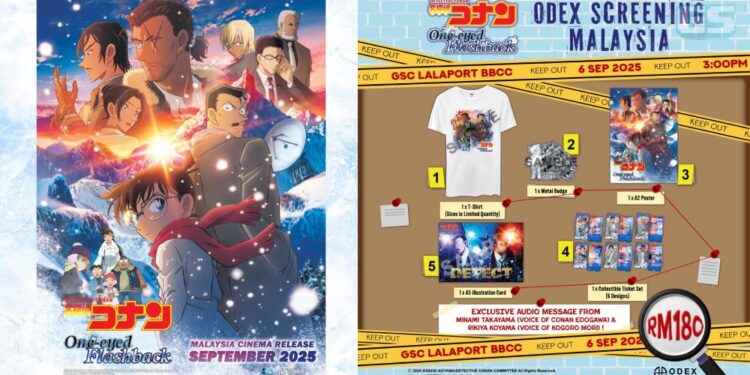 Detective Conan The Movie: One-Eyed Flashback Akan Memulakan Tayangan Umum Pada 18 September