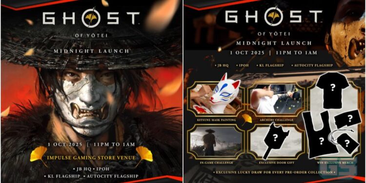 Impulse Gaming Anjurkan ‘Ghost of Yōtei Midnight Launch’ Pada 1 Oktober