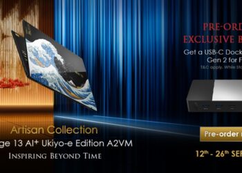 Laptop MSI Prestige 13 AI+ Ukiyo-e Edition Boleh Didapati Pada Harga RM7,799, Pra-tempah Untuk Terima Stesen Dok MSI USB-C Gen 2 Percuma