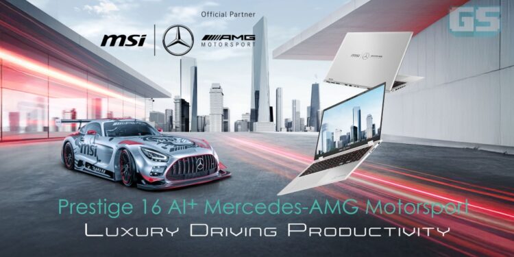 MSI & Mercedes-AMG Motorsport Melancarkan Laptop Edisi Terhad Prestige 16 AI+, Berharga RM8,699