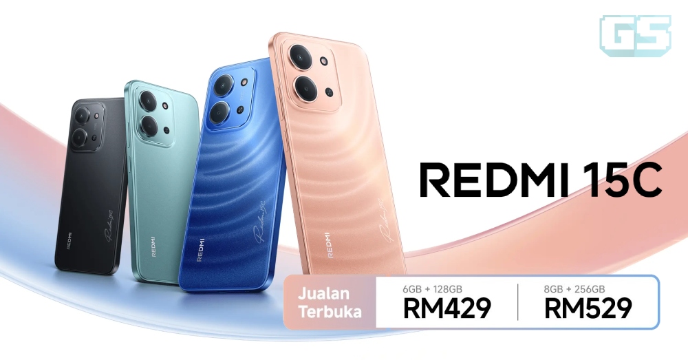Xiaomi Lancar REDMI 15C di Malaysia, Tawar Kuasa Sepanjang Hari dengan Harga Bermula RM 429