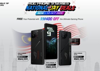 ROG Malaysia Umum Promosi Hari Kebangsaan untuk ROG Phone 9, Tawar Potongan Sehingga RM400