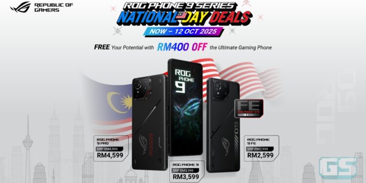 ROG Malaysia Umum Promosi Hari Kebangsaan untuk ROG Phone 9, Tawar Potongan Sehingga RM400
