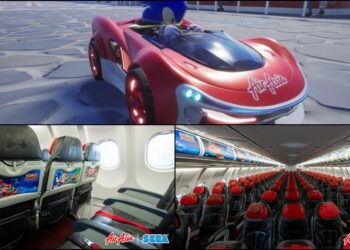 Kabin Pesawat Khas ‘Sonic the Hedgehog’ AirAsia Kini Tampil Dengan Wajah Baharu
