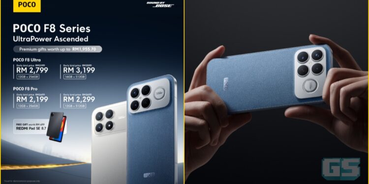 POCO F8 Ultra & F8 Pro Boleh Didapati Sekarang – Harga Bermula RM2,199!