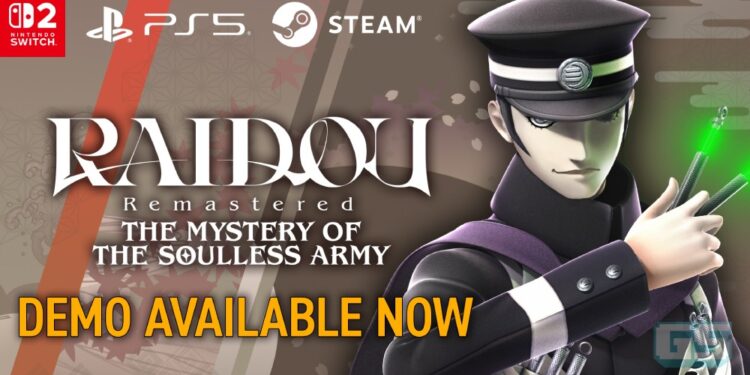 Demo Percuma Kini Tersedia Untuk RAIDOU Remastered: The Mystery of the Soulless Army!