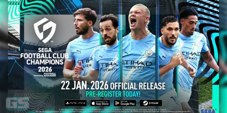 Game F2P “SEGA Football Club Champions 2026” Tiba Januari 2026!