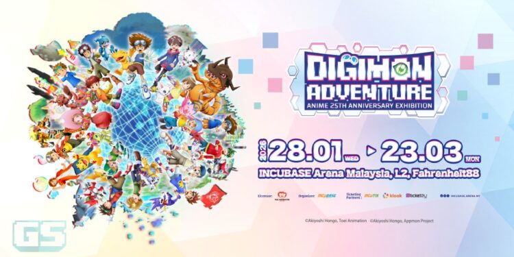 Tiket “Digimon Adventure Anime 25th Anniversary Exhibition” Boleh Didapati Sekarang!